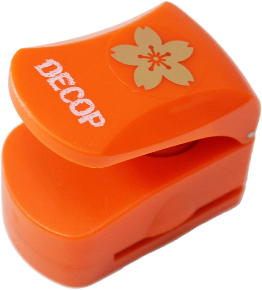 DEOCOP Embossed Craft Punch 25mm (1inch) Sakura Cherry Blossoms Small