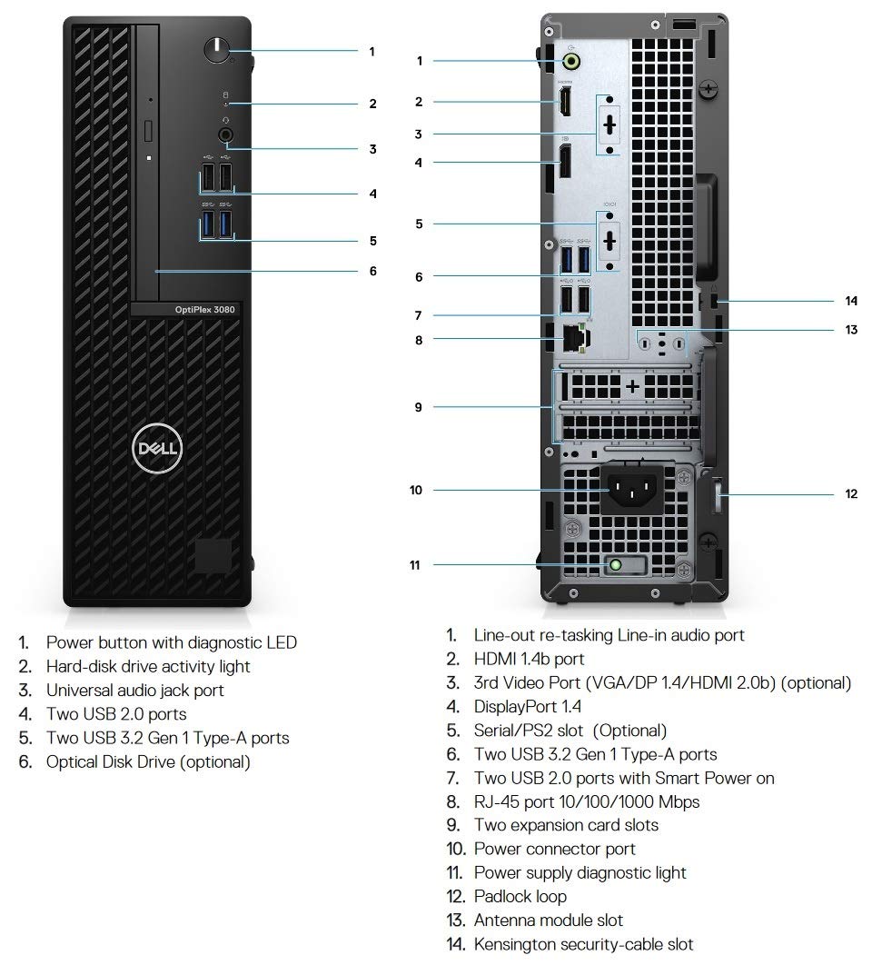 Amazon.com: Dell OptiPlex 5060 SFF Desktop Computer with Monitor