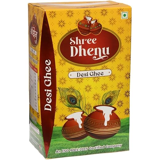 SHREE DHENU Desi Cow Ghee Pure Cow Ghee for Better Digestion