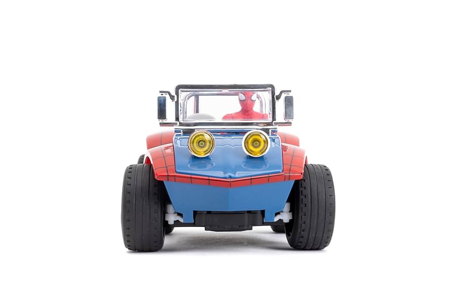 ミニカー MARVEL SPIDER-MAN &amp; BUGGY Amazon.com: Marvel Spider-Man 1:24 Buggy Die-cast Car & 2.75