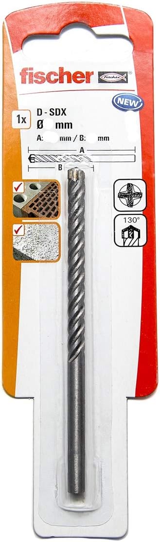 fischer - Broca para hormigón, Piedra 8x120mm (1 Unidad)