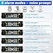 Car Tire Pressure Monitoring System,TPMS Solar Monitor System Universal Wireless Car Alarm Waterproof External Sensors 6 Modes Real-time & Temperature for Rv Trailer