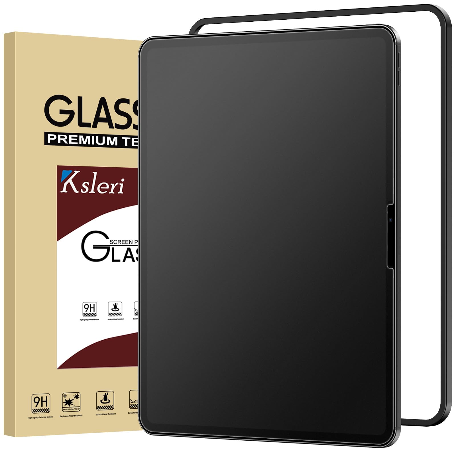 Ksleri 1 Stück Matt Panzer Schutz Glas für iPad Pro 11 Zoll M5/M4 (2025/2024) Schutzfolie, Matte Folie 9H Härte Schutzglas Displayschutz, Anti-Fingerabdruck, Blendschutz