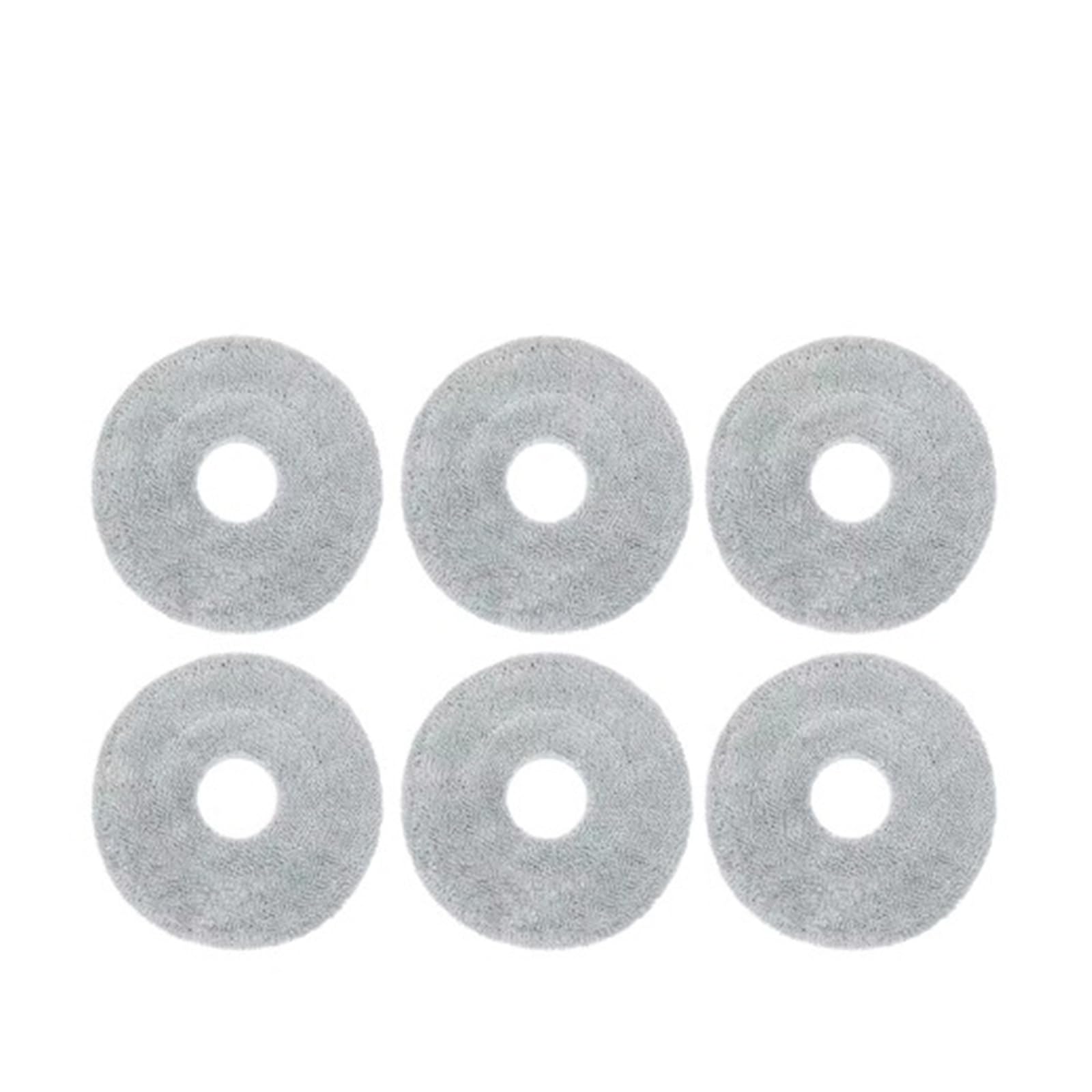 VIXWDRUTY Mop Cloth，Compatible For Xiaomi，S10+ / S10 Plus / B105 Robot Vacuum Cleaners Spare Parts(6pcs C)