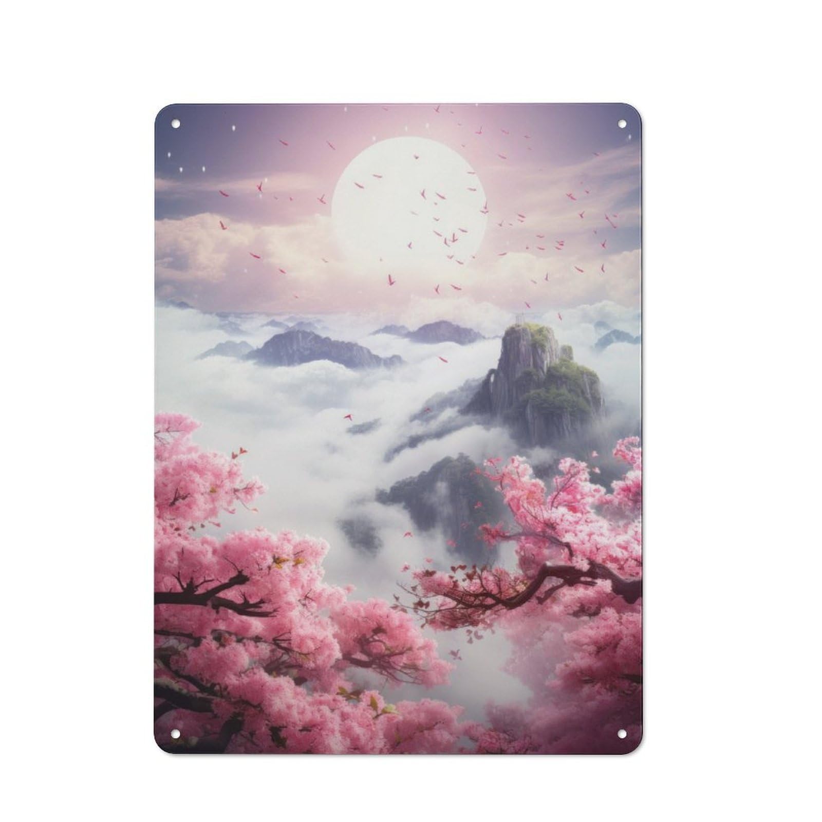 Junmoney Japanese Mood Vintage Printed Metal Sign 40X30cm For Workshop Wall, A Decorative Gift For A Newly Furnished Workshop