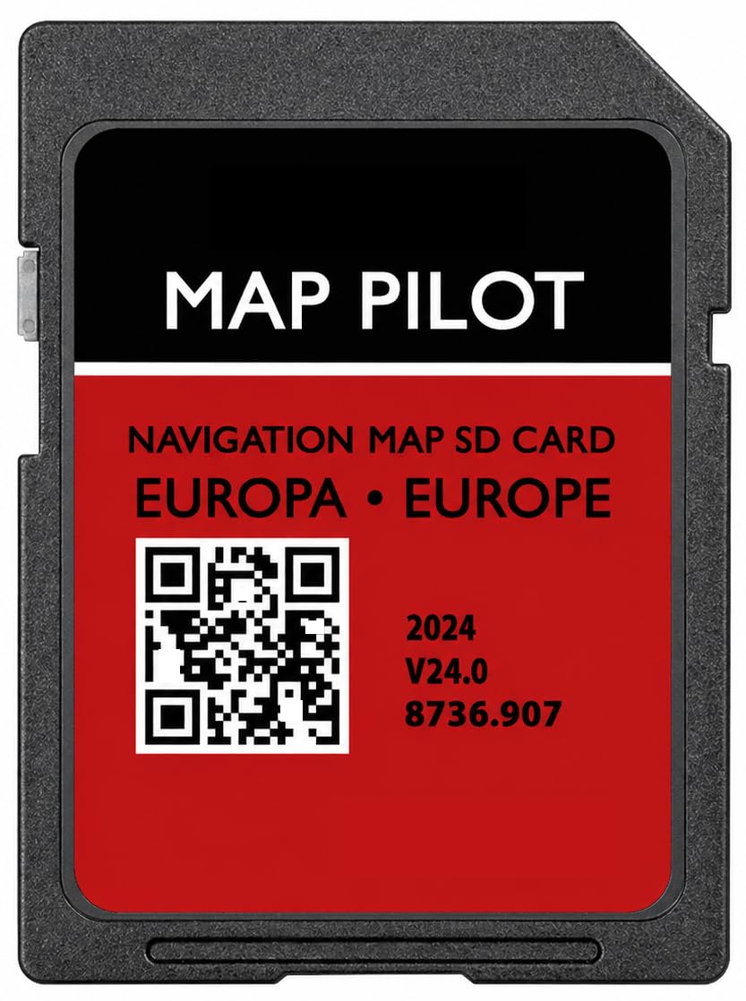 Scheda SD Navigazione GPS Europa v24 2024 per Mercedes Becker Map Pilot