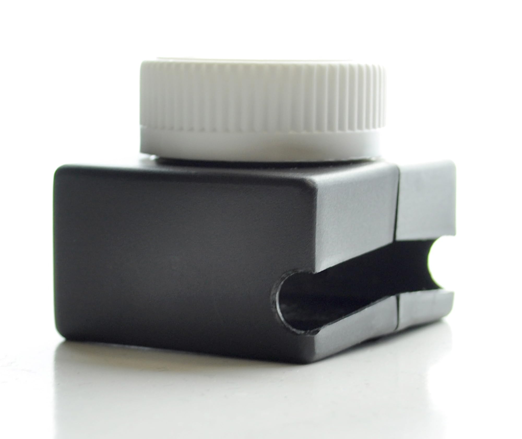 "S" Seat Belt Button Cover - Deters Kids and Disabled Adults from Opening Their Seat Belts While Riding in a Motorized Vehicle, Fits Buckles with a Wider Seat Belt Tongue (Black)