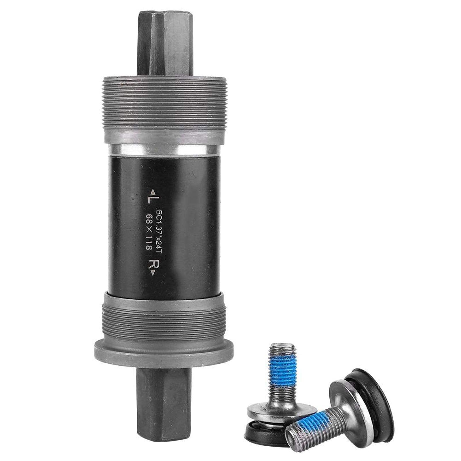 Bicycle Bottom Bracket Steel Quare Hole Axis for Square Tapered Spindle Crank Bike Accessory (68X122 . 5L)