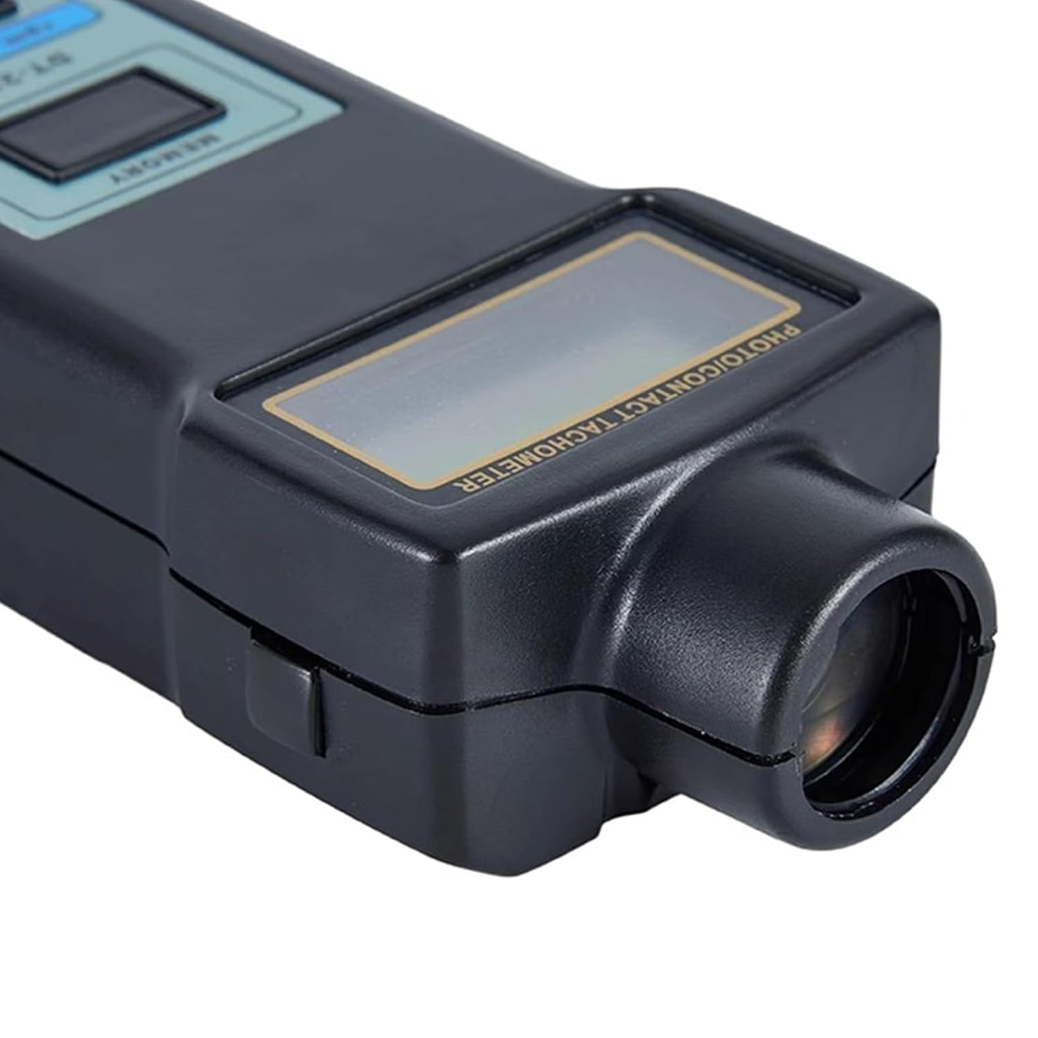 Tacómetro Digital 2 en 1, comprobador portátil de RPM con Contacto y fotográfico (2,5-99 999 RPM), con 4 sondas, Pantalla LCD, para Motores y Ventiladores.
