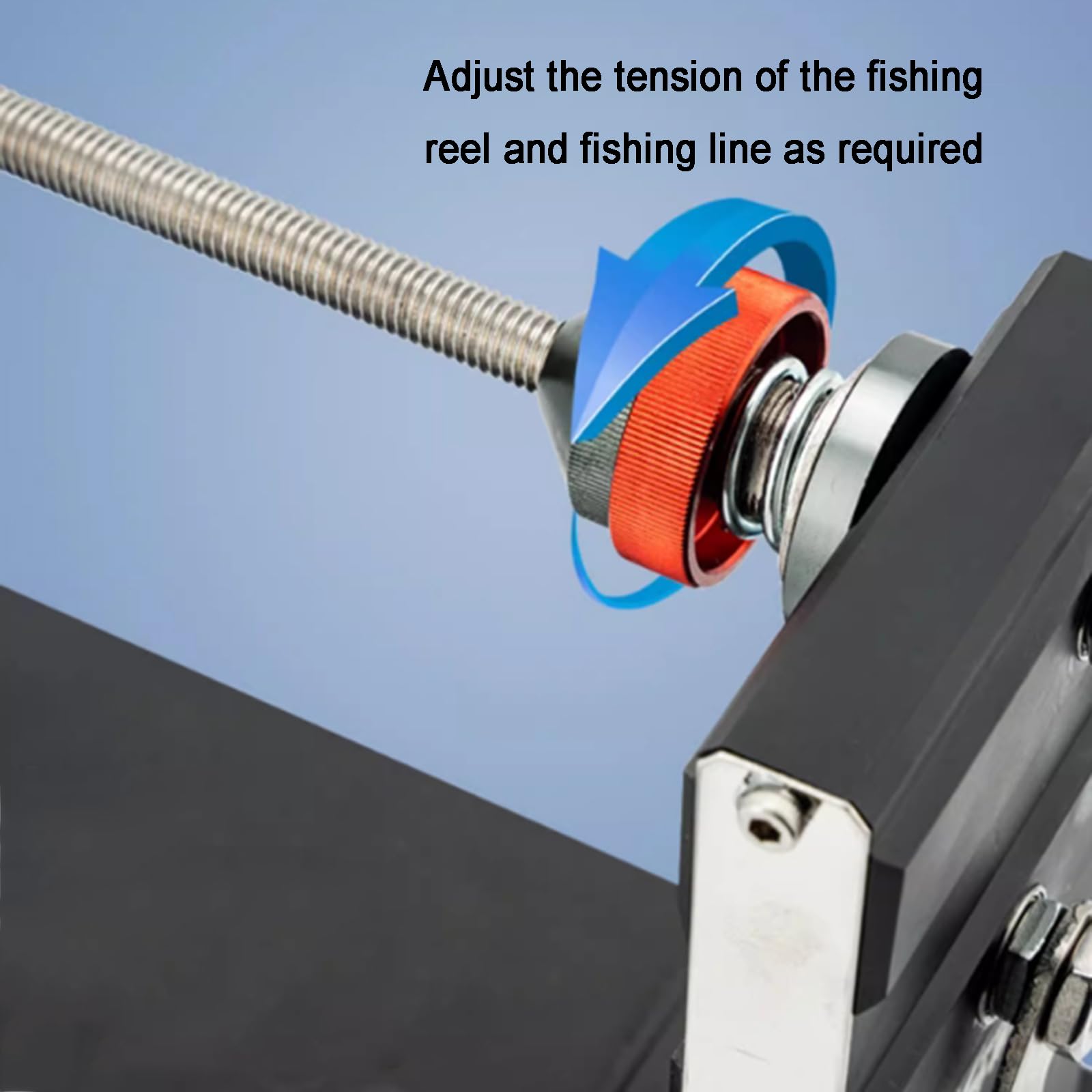 Bobine De Ligne De Pêche, Station De Bobinage De Moulinet À Tambour, Longueur De Bobine 120 Mm, Pas De Torsion De Ligne, Portable pour Moulinet À Lancer Et À Traîne
