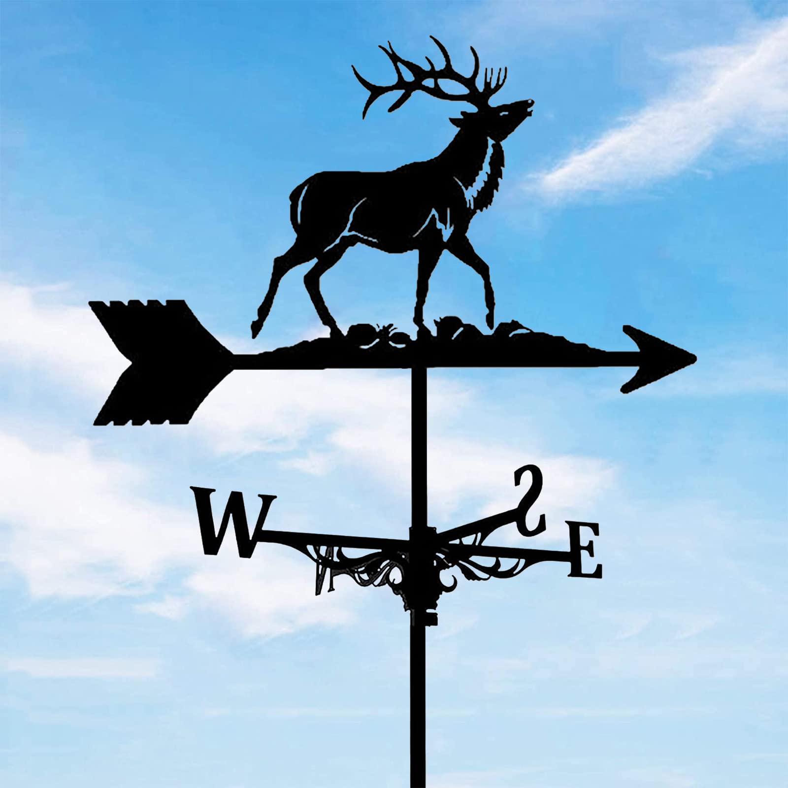 Decoratief ornament for windwijzer, tuinpaal, weerpaletbeheerindicator