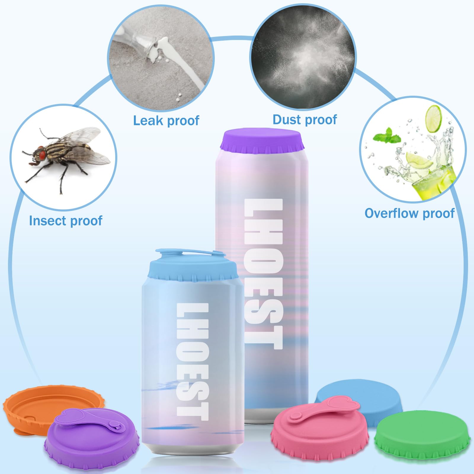 3x Silikon Becherdeckel - Lebensmittelecht & Hitzebeständig Für Tassen