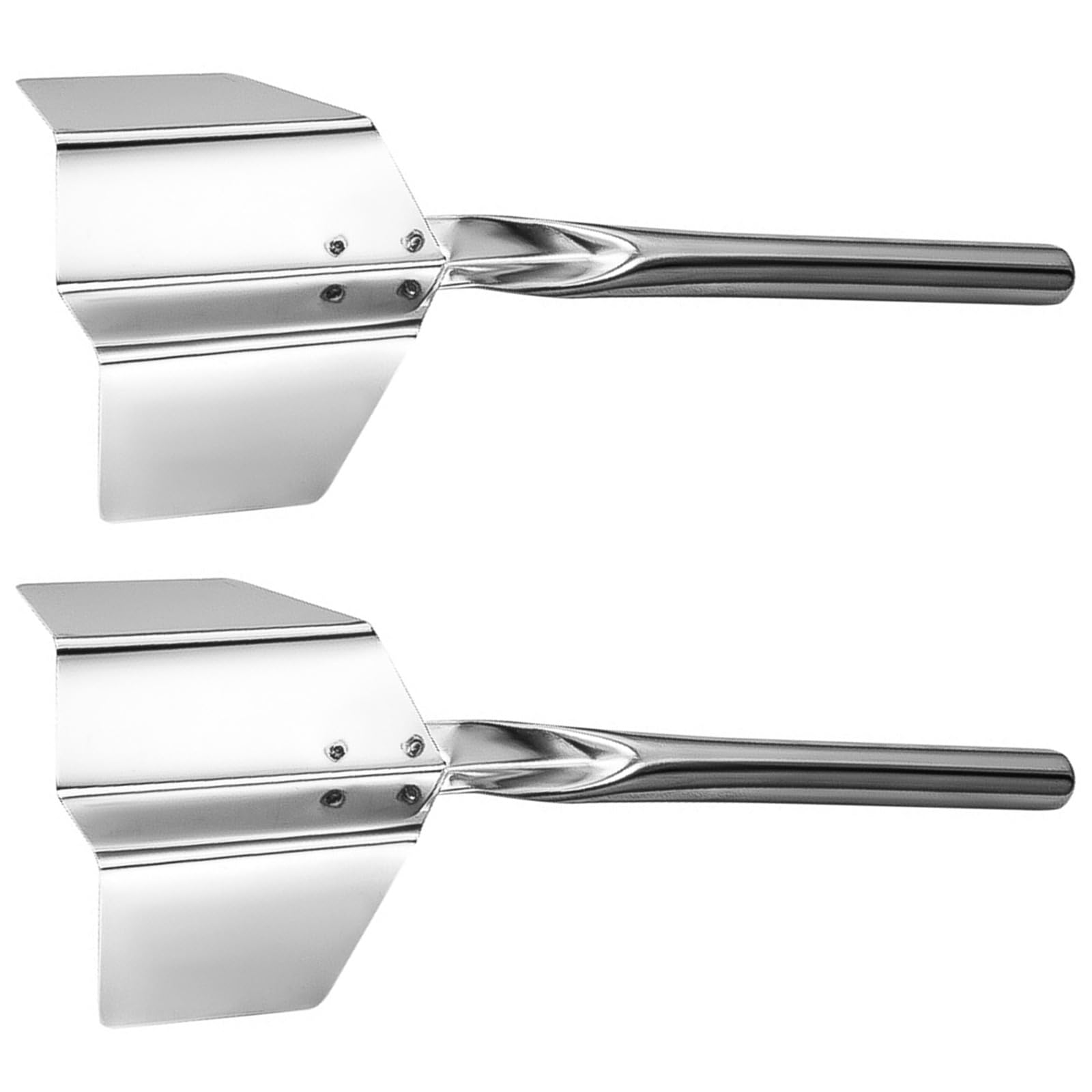 Rgybao 2 Pack Safe And Efficient Stainless Steel Corner Scraper Designed For Smooth Angles Finishing Offering Easy Cleaning Front And Long Lasting Welded Construction Welded Construction Tool