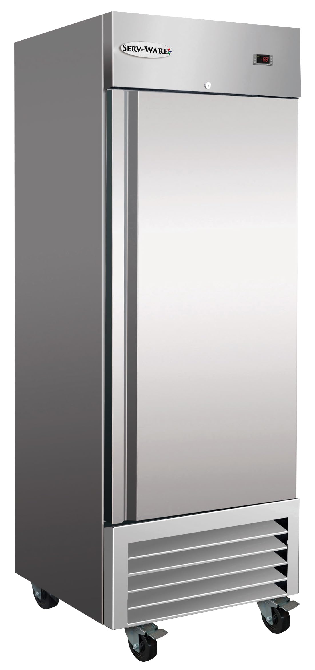 Commercial Reach-In Freezer by Serv-Ware – 23.0 cubic_feet, Silver, Model RF1-HC