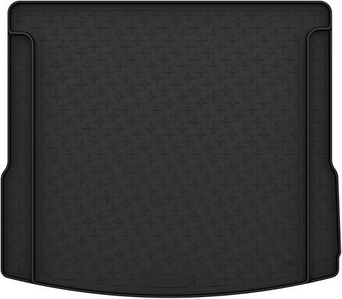 Travall Forro compatible con Porsche Macan (2014-actual) TBM1129 - Forro de goma negra para todo tipo de clima