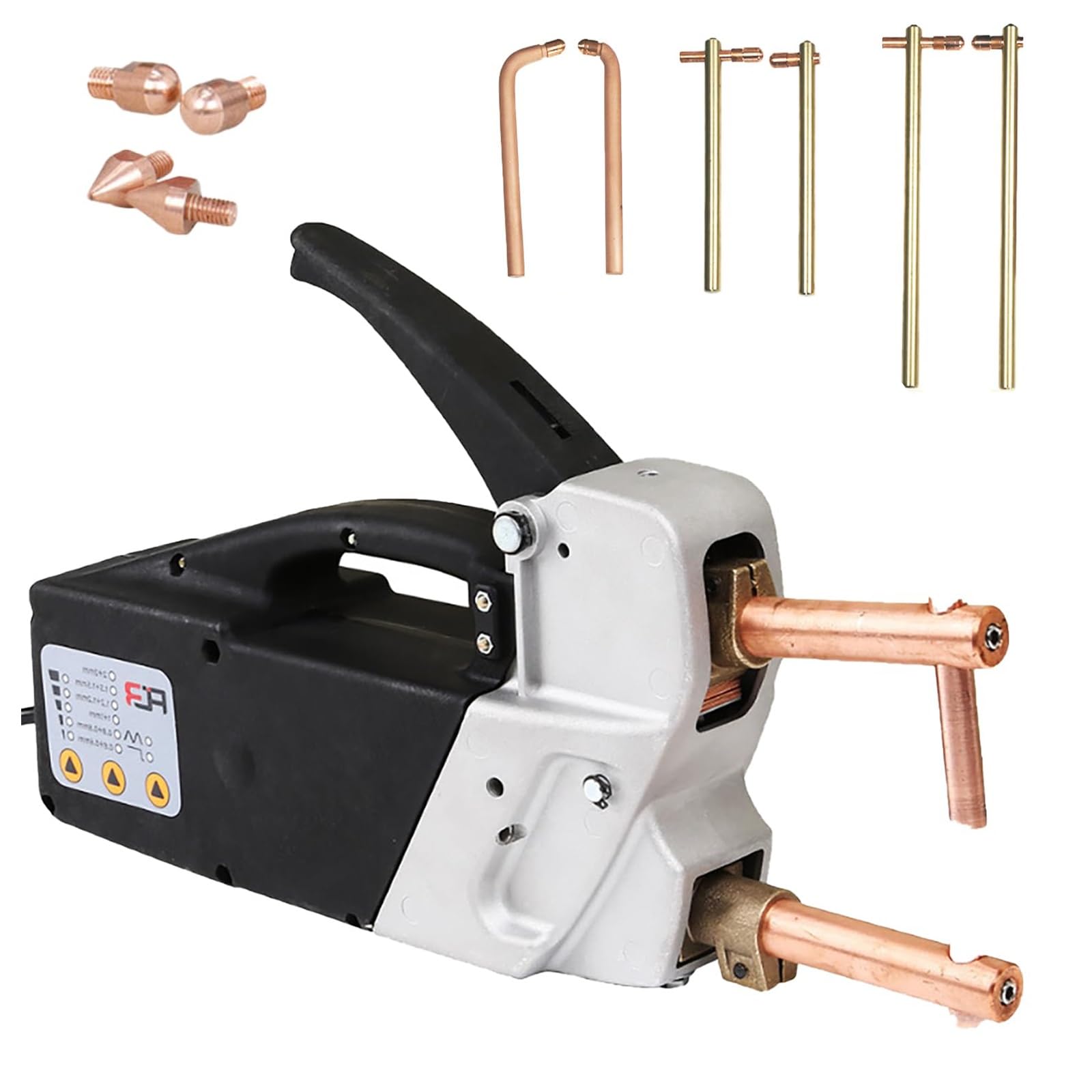 GYKOZY Double Side Spot Welding Machine, Portable Handheld Welder, 2.0+2.0mm Mild Steel Repair, for Sheet Metal Welding