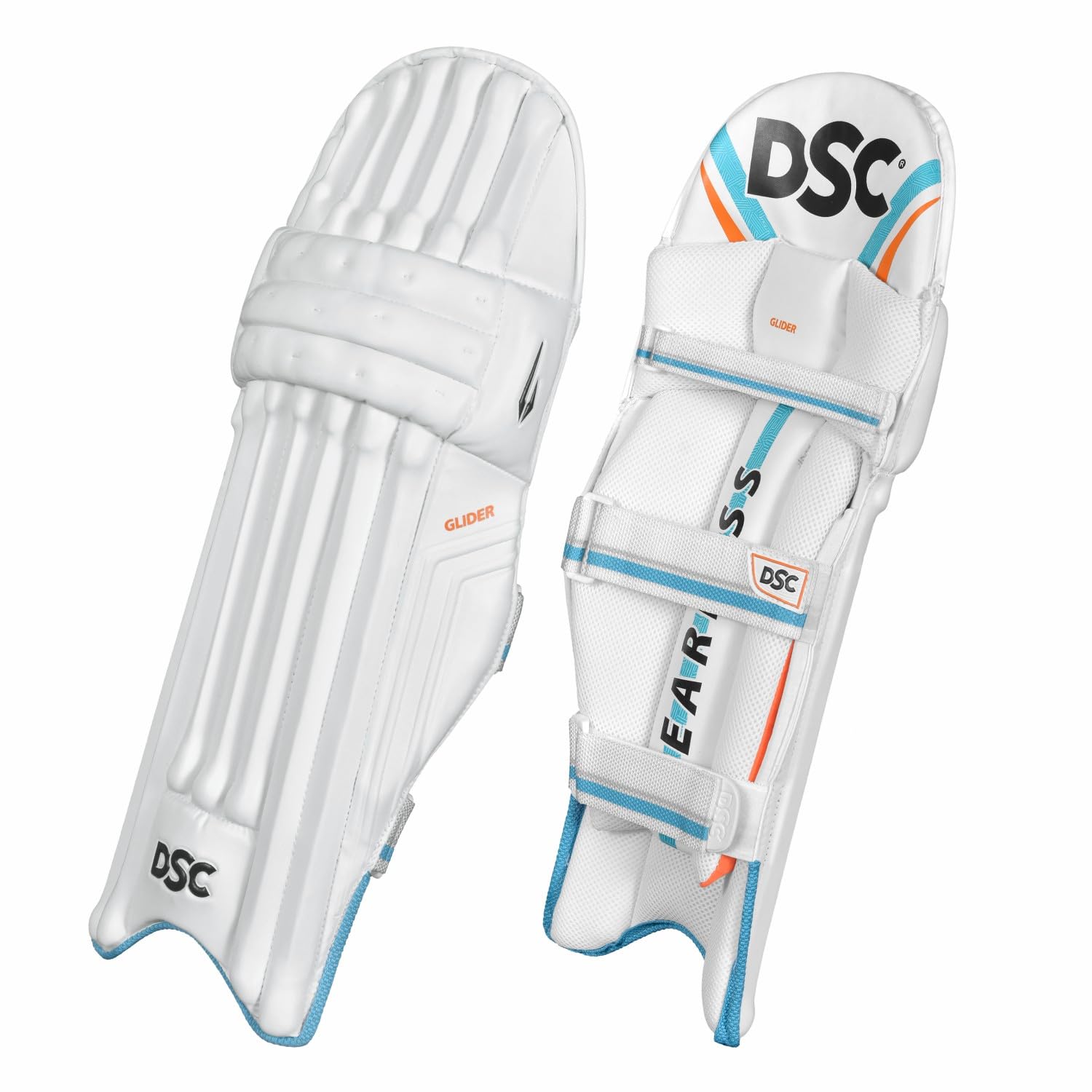 DSC Glider Cricket Batting Legguard for Mens, Color - White, Size - Mens, Right Hand-image-18