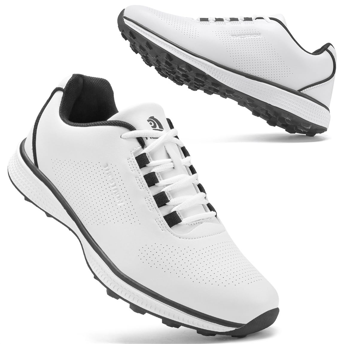 Zapatos De Golf para Mujer Cuero Sin Clavos Zapatillas Deportivas De Golf Ligeras Impermeables Elegantes Entrenadores De Golf