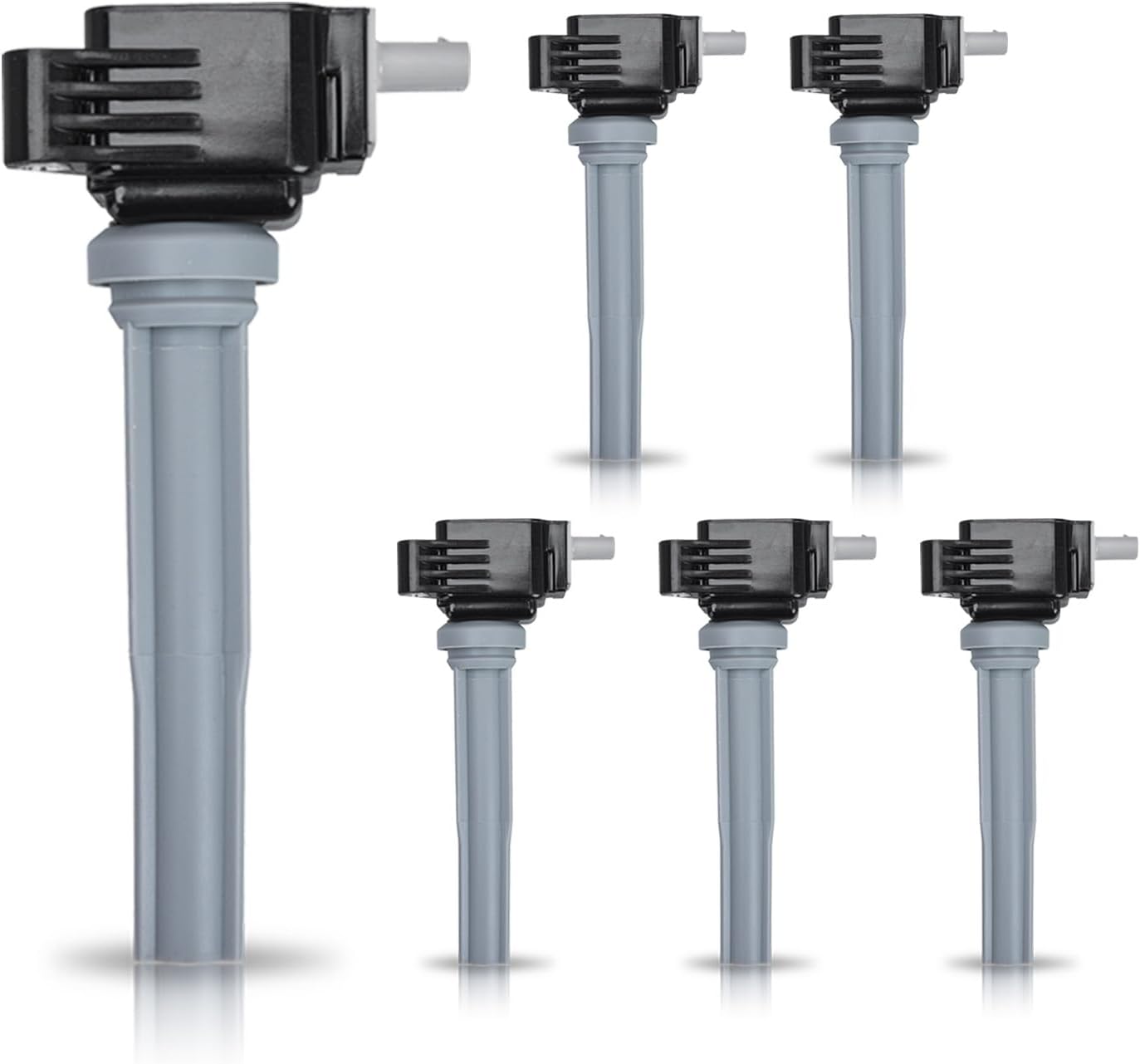 ENA Set of 6 Ignition Coil Compatible with Ford Lincoln Edge F-150 Fusion Continental MKX MKZ 2.7L 3.0L Replacement for FT4E12A366EA UF773