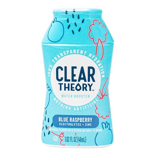 Clear Theory Gotas aromatizantes de agua con electrolitos mezcla de agua con sabor líquido potenciador de agua hidratación para niños vegana sin