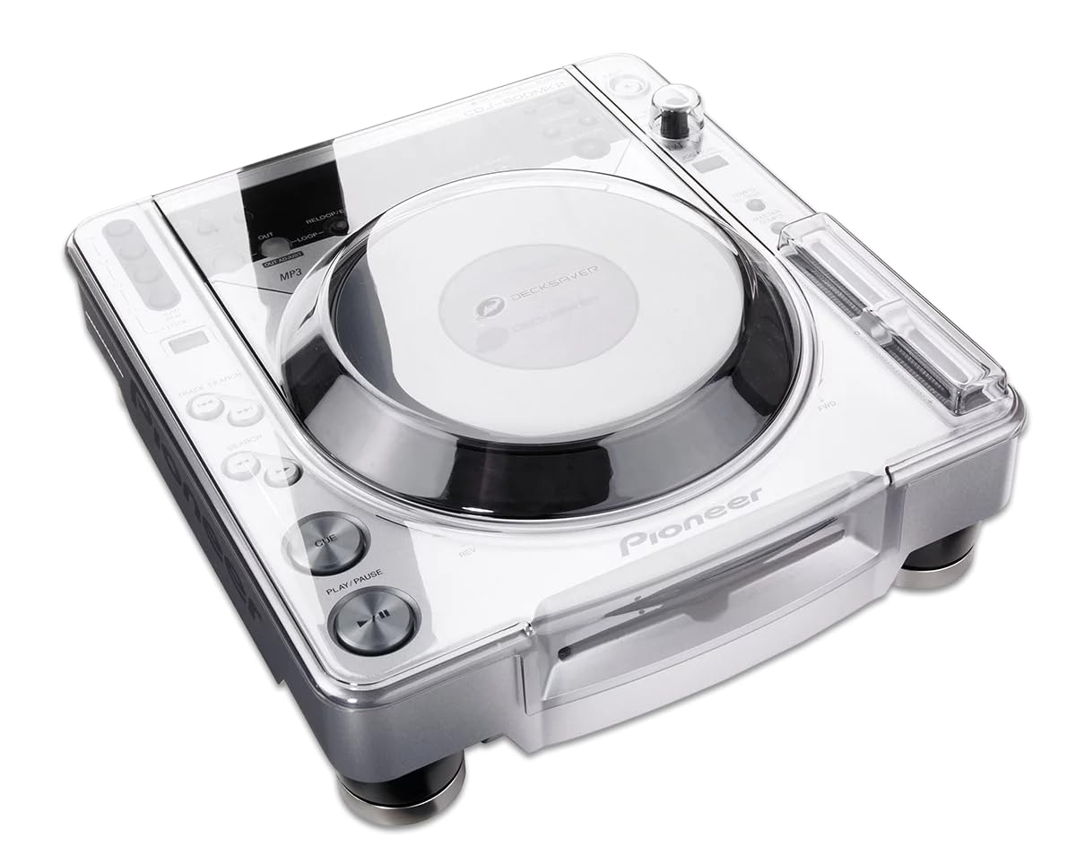 Decksaver Cover for Pioneer DJ CDJ-800 - Super-Durable Polycarbonate Protective lid with Smoked/Clear Transparency, Made in The UK - The DJs' Choice for Unbeatable Protection