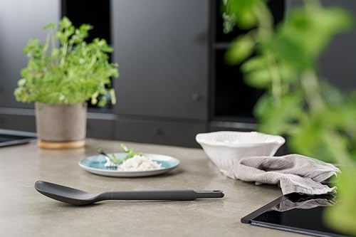 Miniatura 6 de Zyliss E980227 Cuchara de cocina grande, paja de trigo sosteniblenailon, antiadherente, cabeza de silicona resistente al calor, utensilio de cocina,