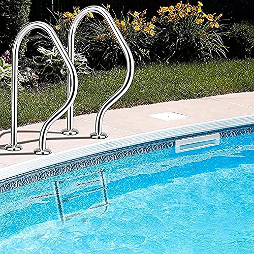 Baranda Curvada para Piscina con Kit de Instalación miniatura 7