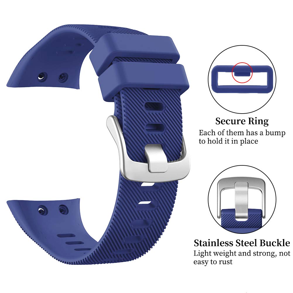 Watbro Compatible With Garmin Forerunner 45 Band Soft Silicone