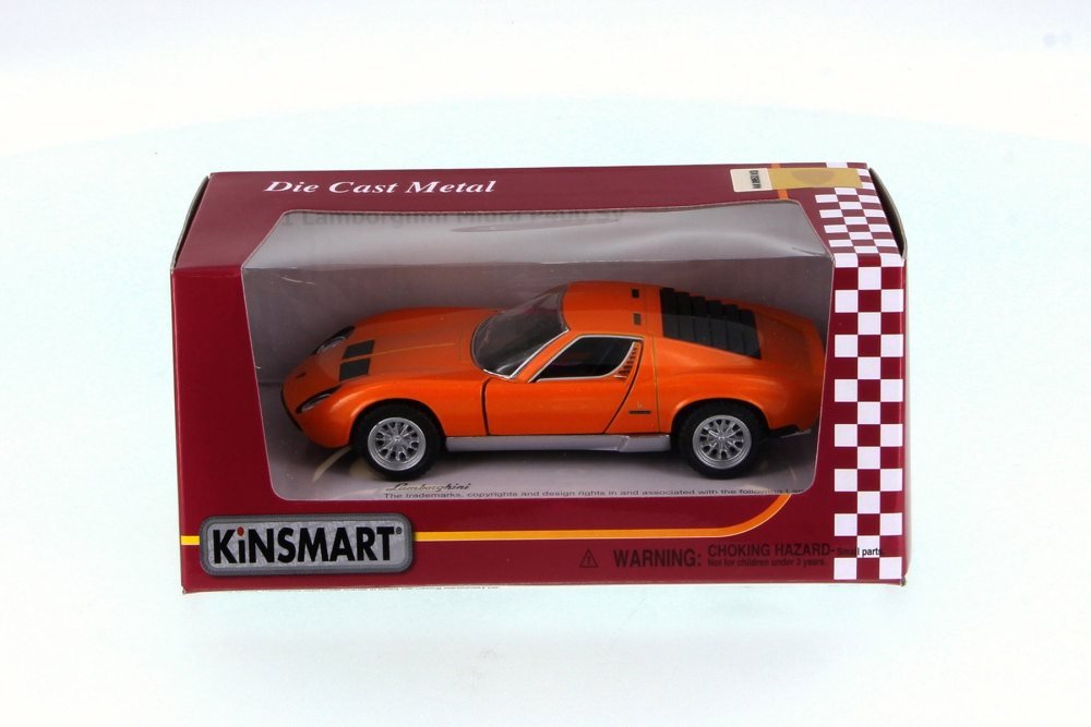 1st Century toys ロボガリ 35体　izumonster h×s 1971 Lamborghini Miura P400 SV, Orange - Kinsmart 5390W - 1/34