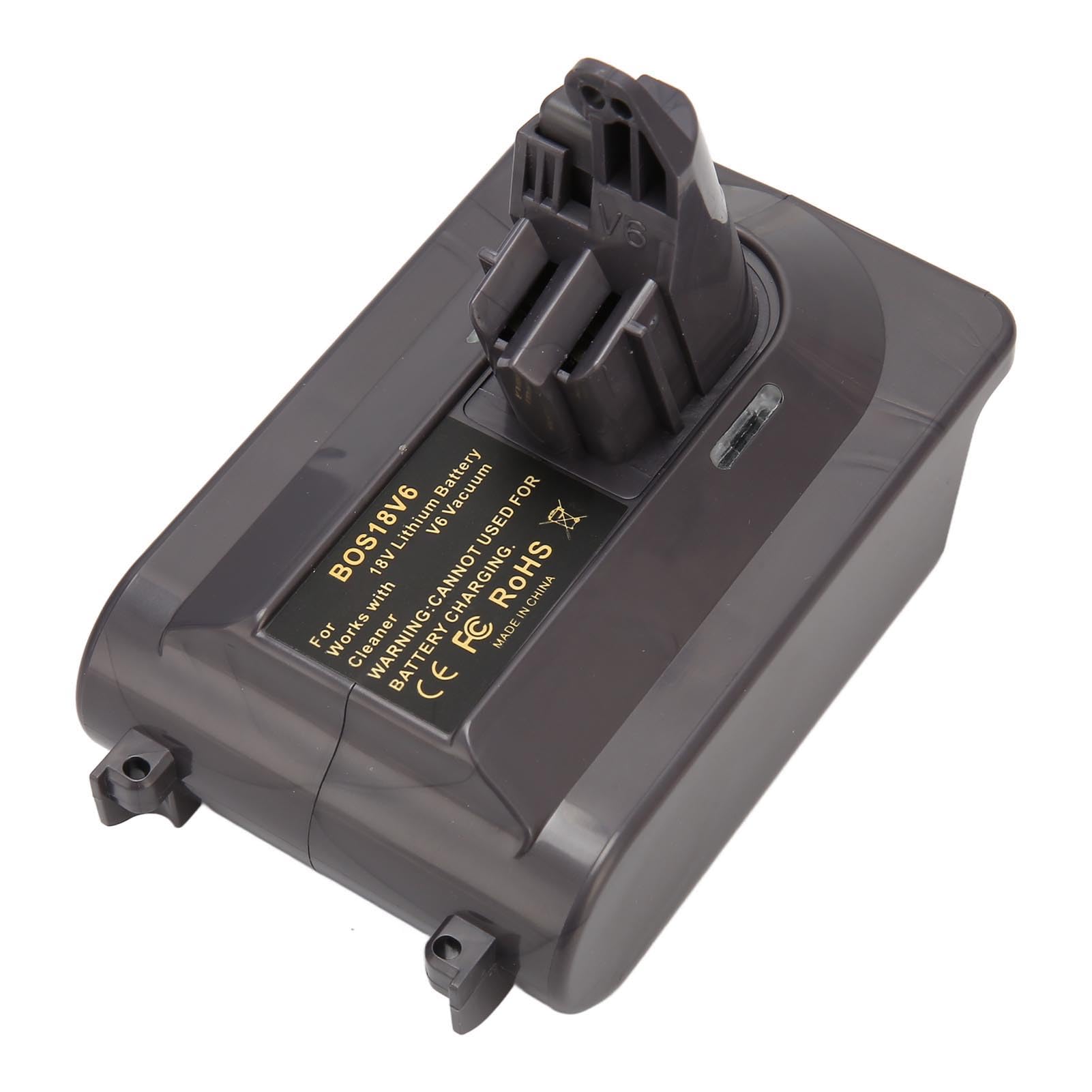 Acouto para Batería de Litio de 18 V a Adaptador de Batería V6 con Indicador LED de Impacto para Aspiradora de Litio V6 a Adaptador de para Aspiradora Convertidor de para