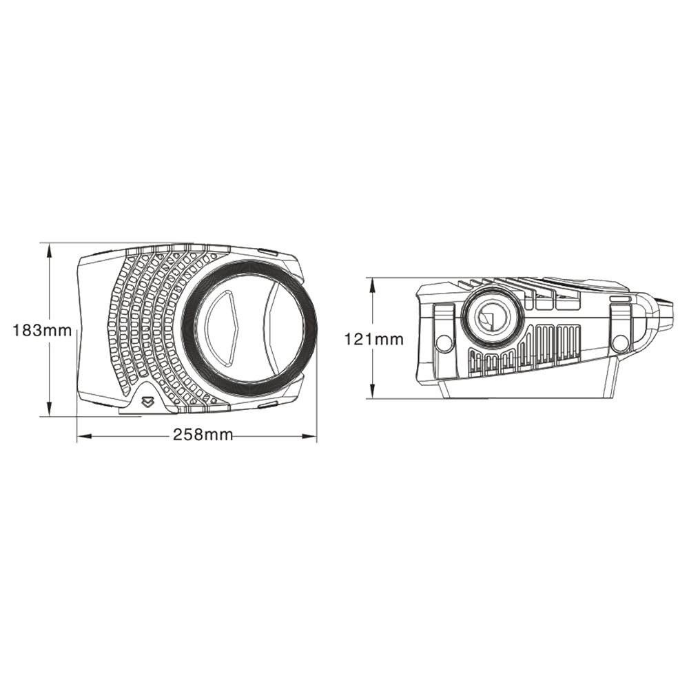 SunSun NEO-1400B Pompe de Bassin SuperECO - 258 x 183 x 121 mm - débit max. 14000 l/h / 120 W/refoulement max. 7 m - Filtration Circulation eau jardin étang