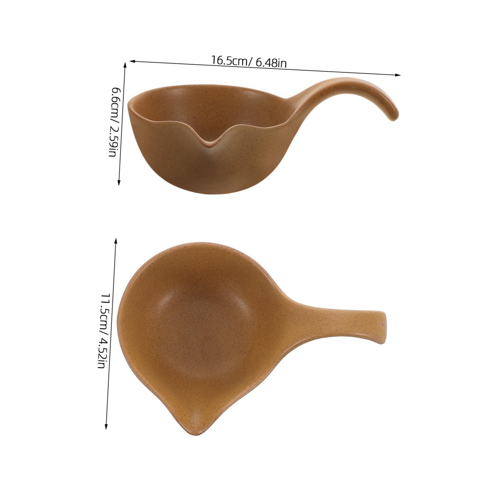 CIYODO Tag Scraper Tea Accessory Set Ceramic Water Spoon and Ladle for Loose Leaf Tea Making