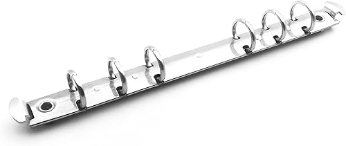 Shuokecrafts Kit de repuesto de 2 mecanismos de carpeta de anillos de 6 agujeros para planificadores de carpetas personal A6 0591in 0591in de ancho