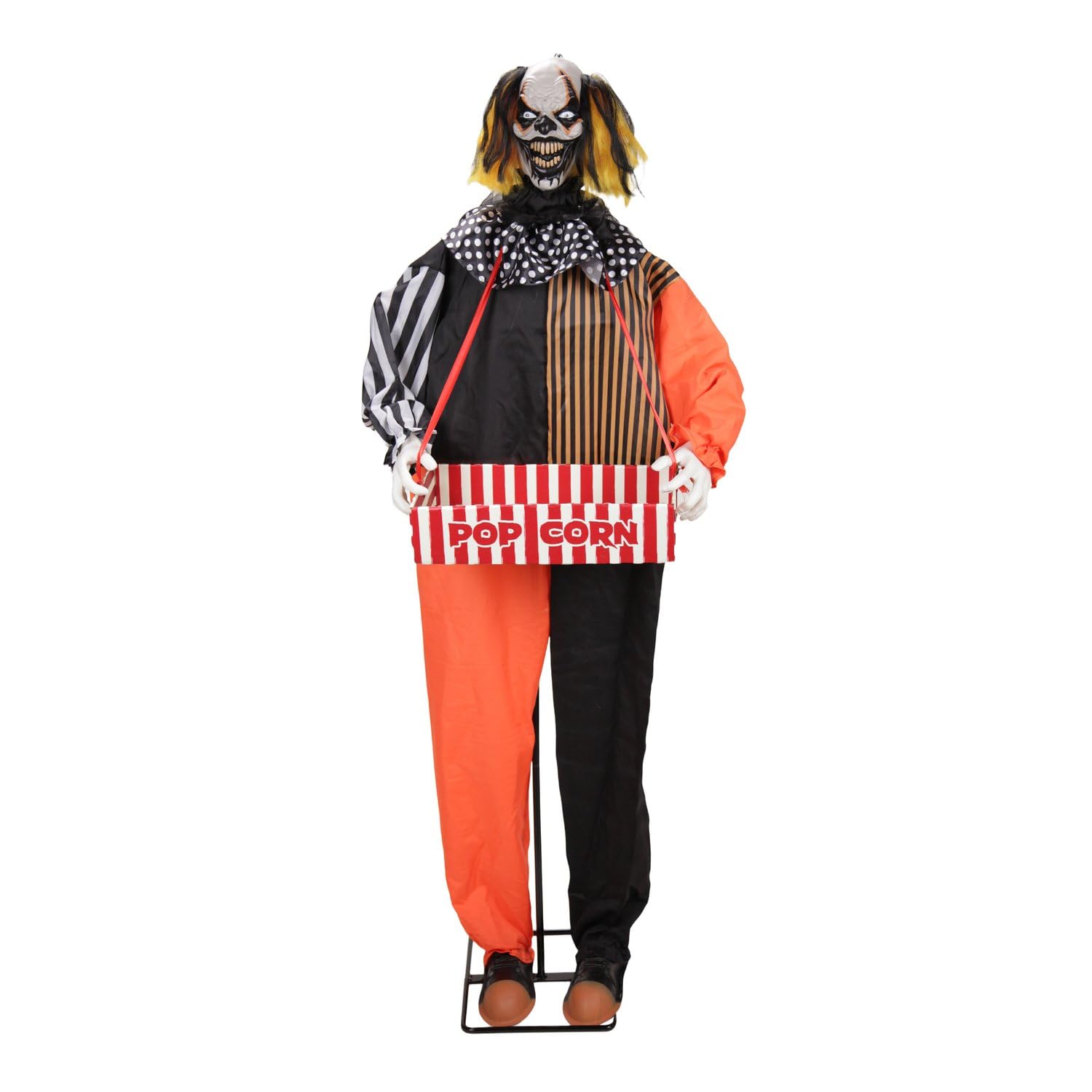 Haunted Hill Farm 5.6-Ft. Suddenly Surprise Clown Halloween Animatronic