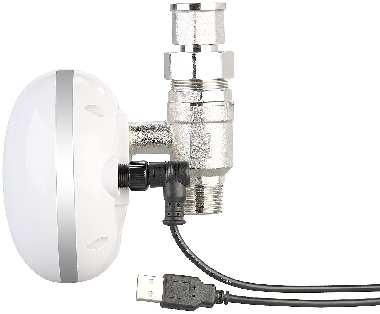Royal Gardineer WLAN Wasserhahn: WLAN-Bewässerungscomputer mit Durchfluss-Regelventil und App-Steuerung (Absperrventil, Bewässerungscomputer mit Ventil, Samsung)