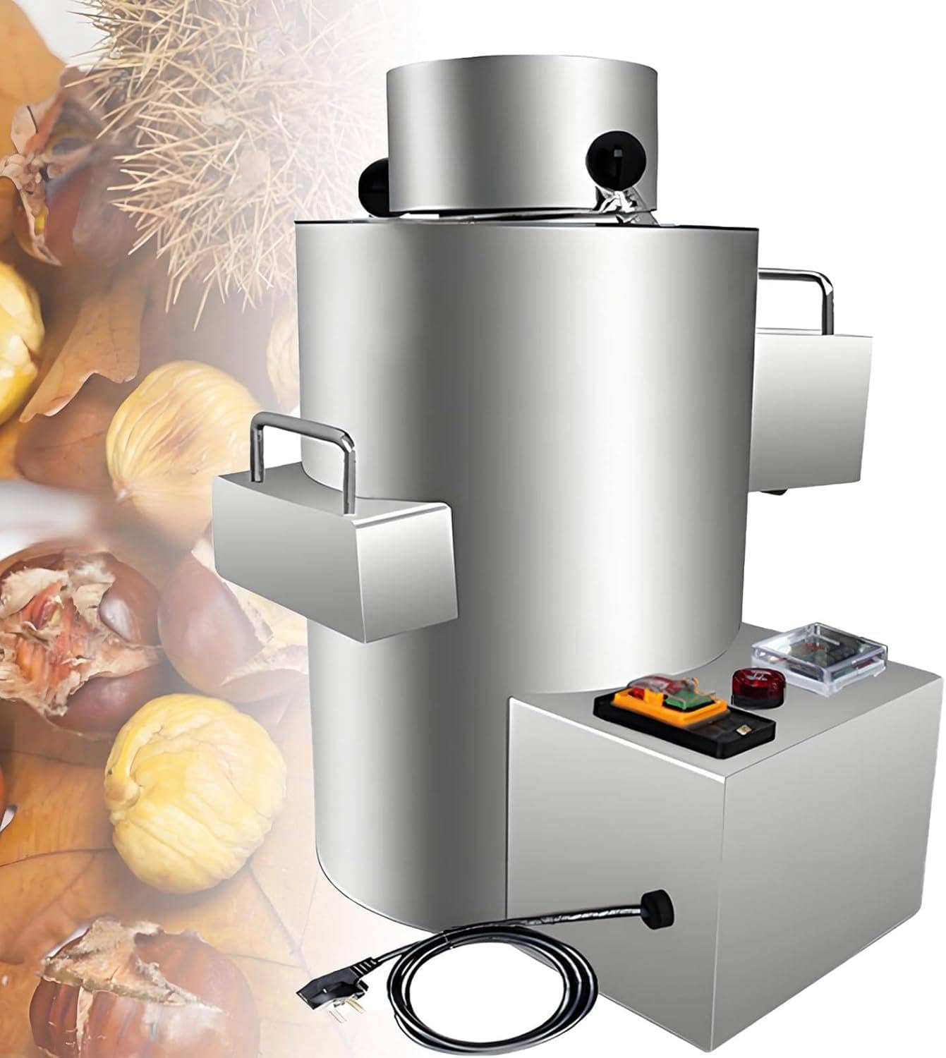 Pelapatate Commerciale, pelapatate Automatico, pelapatate in Acciaio Inox, pelapatate Elettrico Professionale 12v/Nobattery