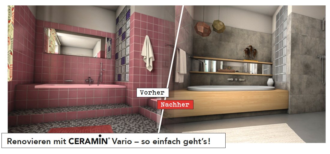 Classen Ceramin VARIO Fliese Kalkputz beige - Format 30/60-4-seitige Mikrofuge - Die echte Alternative zu Naturstein und Fliese - Paket a 3,4m²