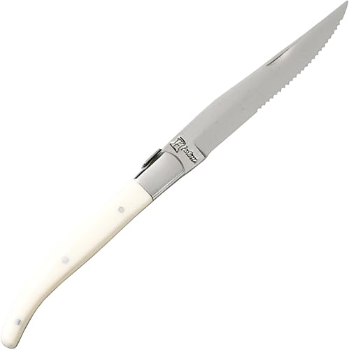 Miniatura 3 de Fortessa Cuchillo provenzal para carne sin dentar, 9.25 pulgadas, mango de madera oscura, juego de 6