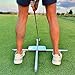 EyeLine Golf Training Aid Practice T - Swing Training Aid - Helps Align Feet, Shoulders, and HIPS to Ball - White - One Size (Practice T with Shoulder Mirror)