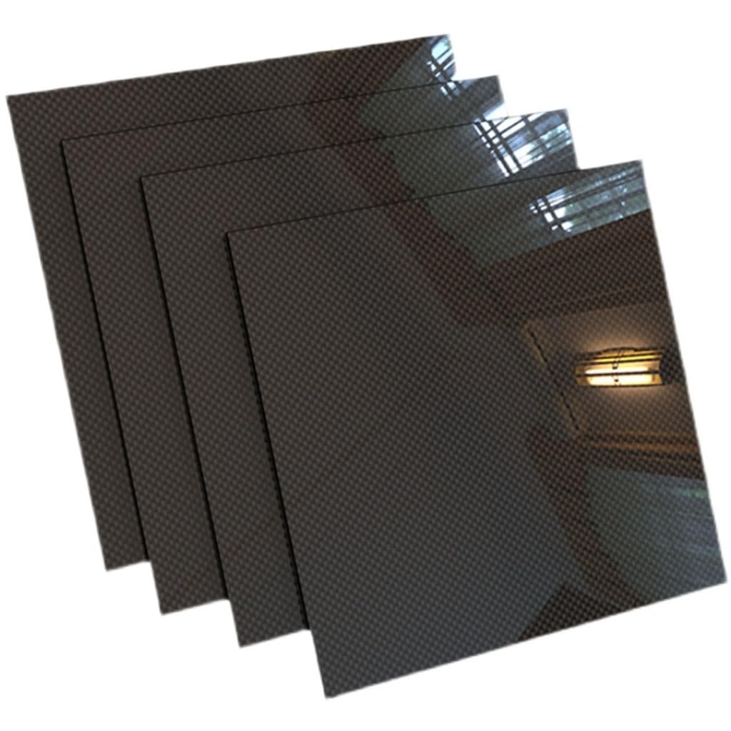 CKSEKD 1PCS 3K Surface Twill Matte Glossy Carbon Plate Panel Sheets, High Composite Hardness Material Carbon Fiber Board (Color : Plain Matte, Size : 245x300x0.5mm)