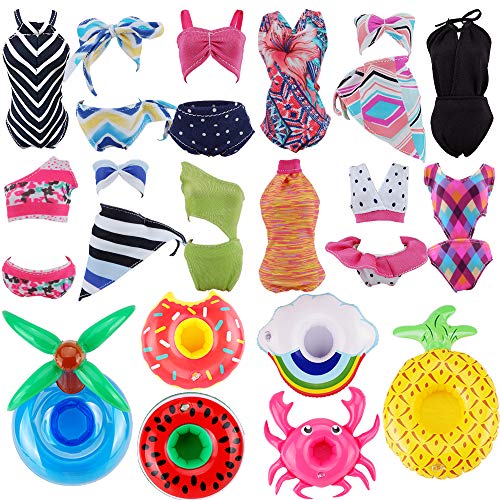E-TING 11PCS Doll Swimsuits Pack = 3 Sets 11.5