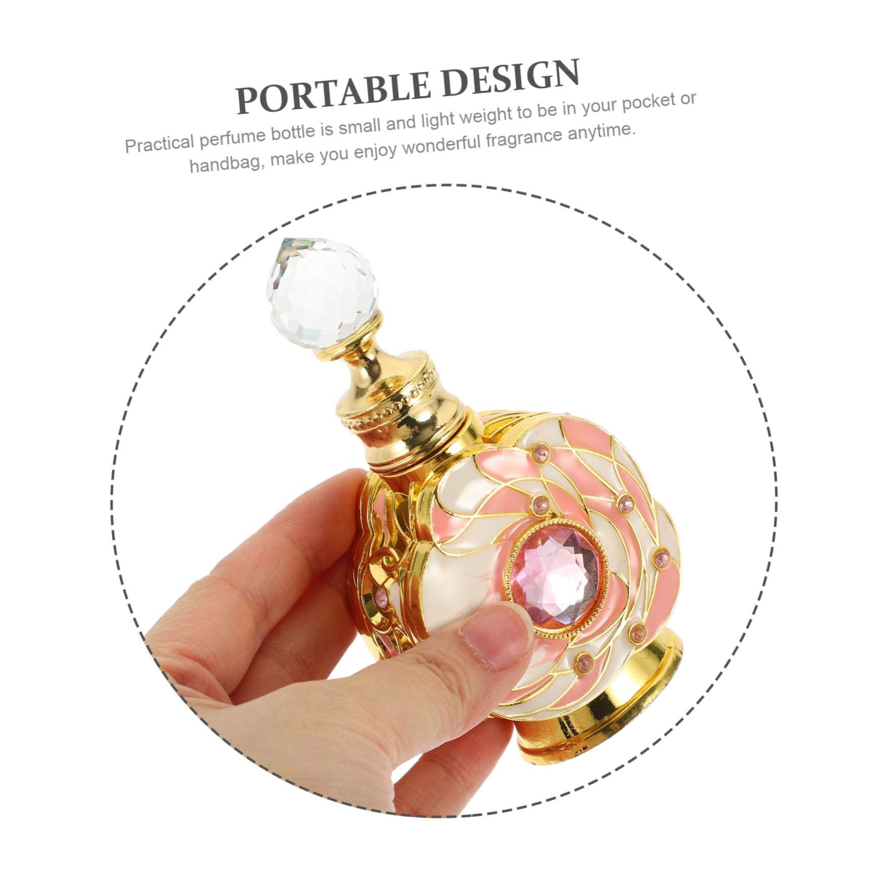 minkissy 2pezzi Bottiglia Di Profumo Da Contenitore Vuoto Per Oli Essenziali Design Elegante e Leggero Per Viaggi e Uso Quotidiano Riutilizzabile e Pratico Per Donne