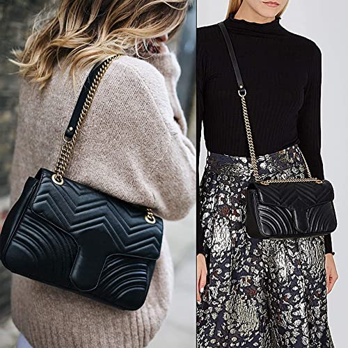 Oaikor Purse Organizer Insert Felt Bag Handbag For Gg Marmont Small Matelasse Shoulder Bag - 9 X 2 X 4.3 In (Small, Grey) #TOP5