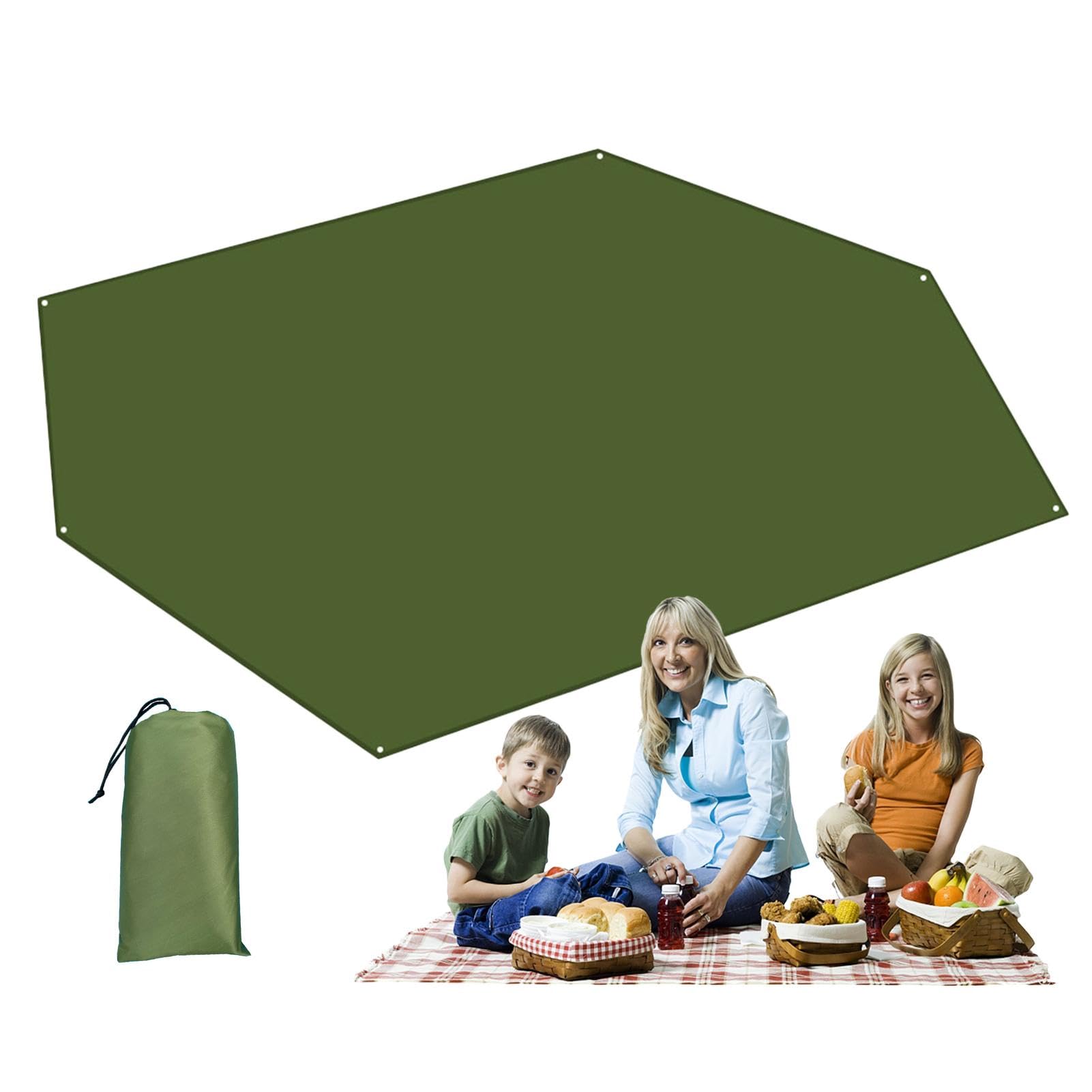 Tapis de Sol de Tente, Tapis de Camping - Tente de bâche de Tapis