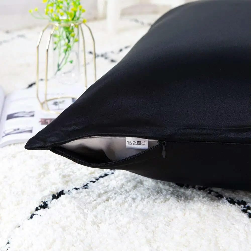 Funda de Almohada de Seda Pura con Cremallera, 25MM, 1 Unidad, Funda de Almohada de Seda Natural de Morera, Funda de Almohada Individual