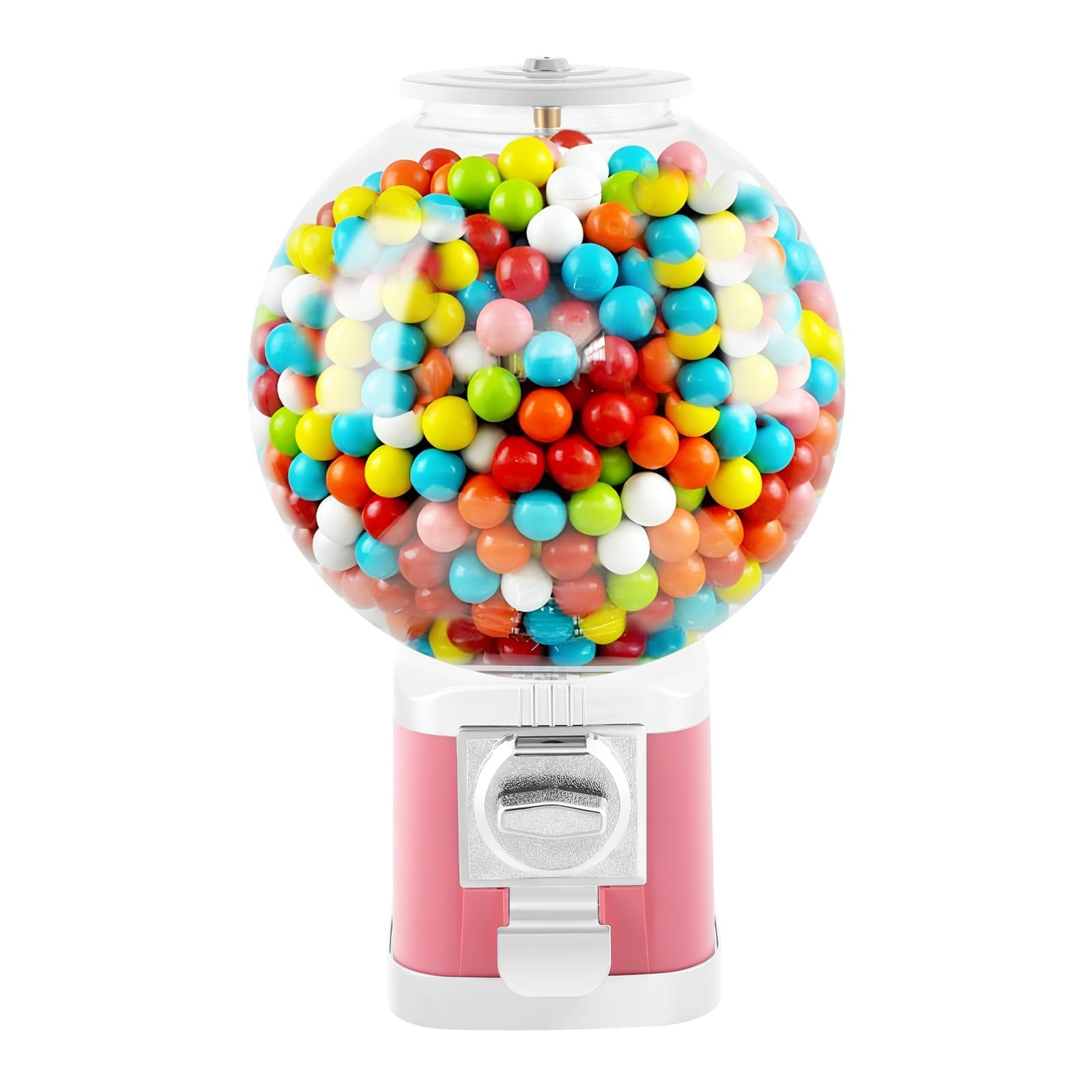 Gumball Machine, 11Inch Big Capsule Toy Vending Machine w/Key, Retro-Style,Large Gumball Bank Candy Vending Machine,Bubble Capsule Toys Dispenser Vending Machine for Game Halls?Capacity 500Pcs?