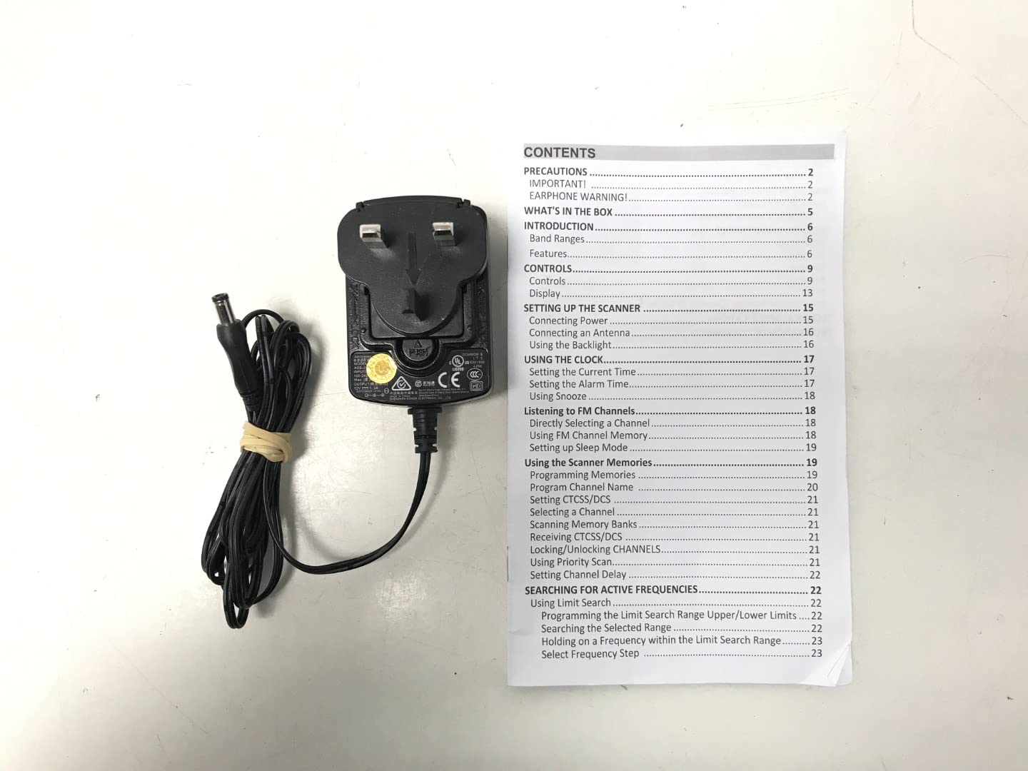 Uniden UBC-370 CLT Receptor escáner de Base