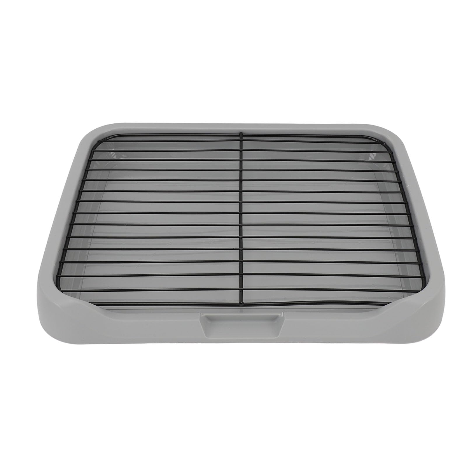 Tissting Dog Potty Tray Toilet 46x35x5cm/18.11x13.78x1.97inch Puppy Pee Pad Holder Dog Training Toilet Removable Prevent Tipping Puppy Potty Training Tray for Small Medium Dog