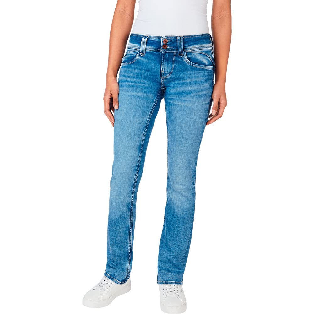 Pepe Jeans Damen New Gen Jeans, Blau (Denim-VU1), 30W/30L