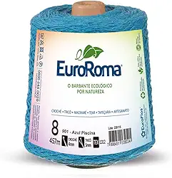 Euroroma 640901, Barbante 4/8 Fios, Multicolor